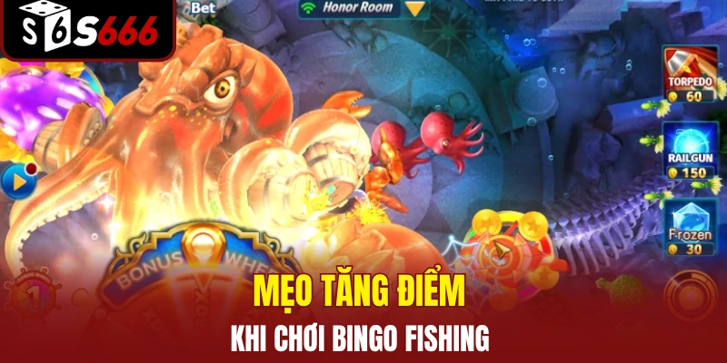 Mẹo tăng điểm khi chơi Bingo fishing 