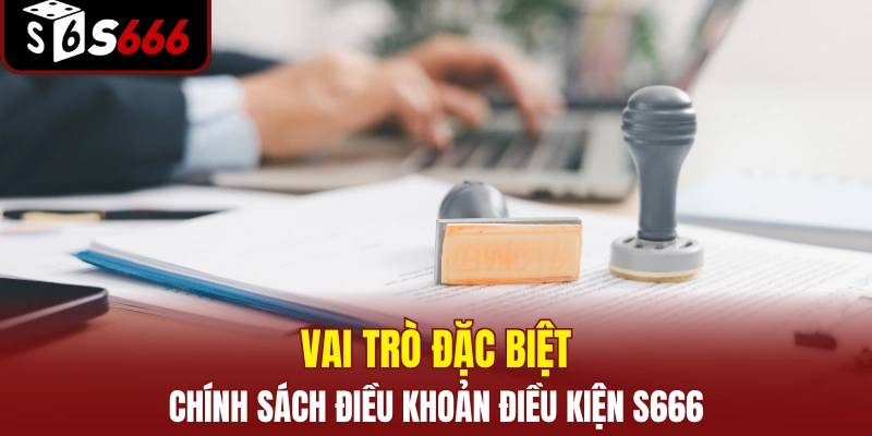 Vai trò của chính sách điều khoản điều kiện S666